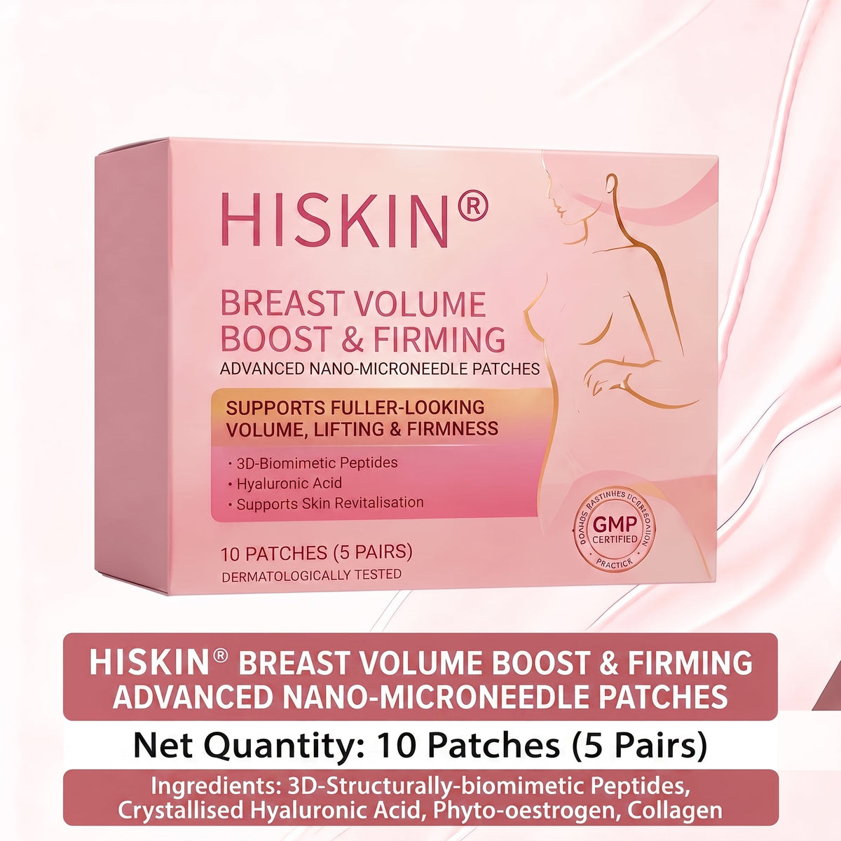 💪Breast Firming & Fuller-Looking Curves HISKIN® — Advanced Nano-Microneedle Patch for Targeted Care