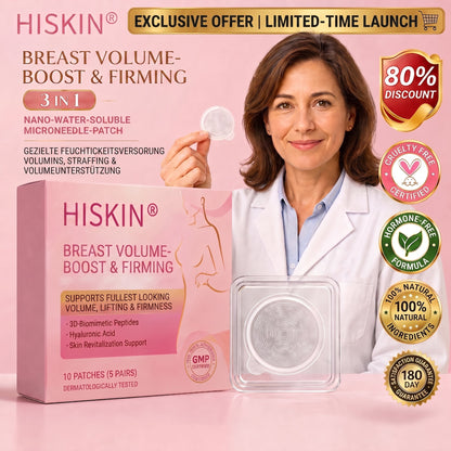 💪Breast Firming & Fuller-Looking Curves HISKIN® — Advanced Nano-Microneedle Patch for Targeted Care
