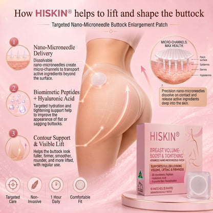 💪Breast Firming & Fuller-Looking Curves HISKIN® — Advanced Nano-Microneedle Patch for Targeted Care