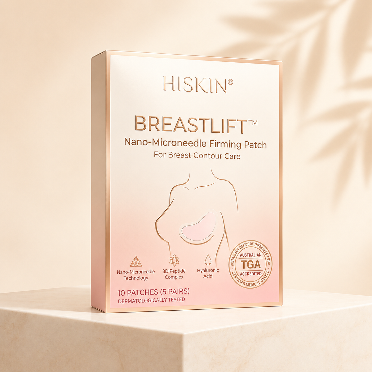 ❤️ Breast Firming👩‍⚕️ & Fuller-Looking Curves HISKIN® — Advanced Nano-Microneedle Patch for Targeted Care -1