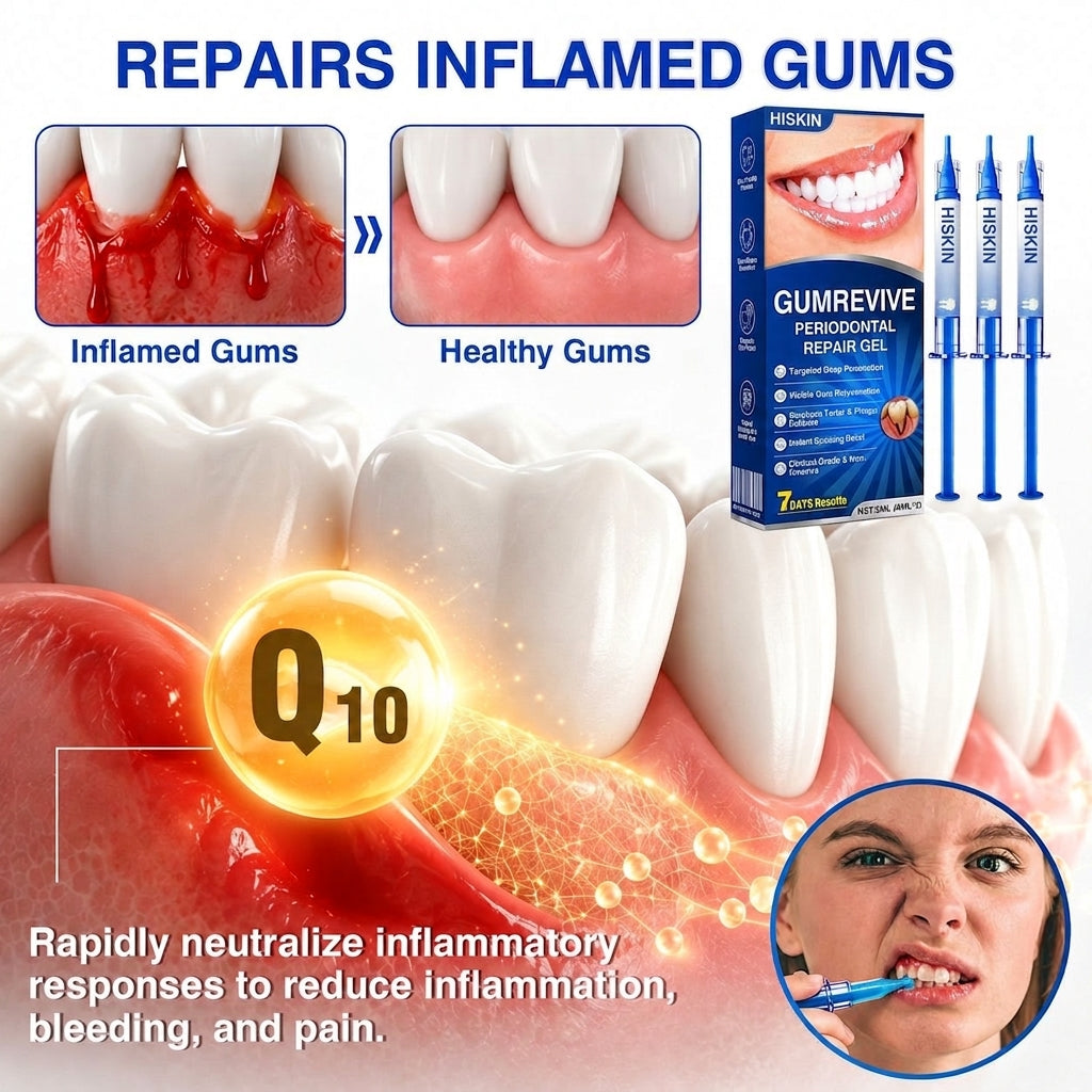 𝐇𝐈𝐒𝐊𝐈𝐍®👩‍⚕️🇺🇸🏅🦷🛡️HISKIN® GumRevive Periodontal Repair Gel