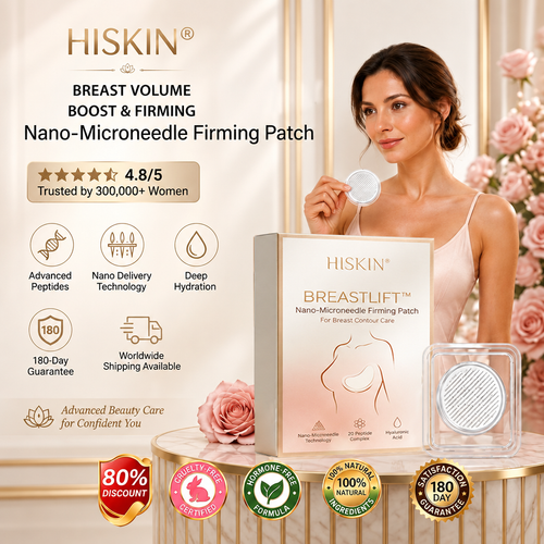❤️ Breast Firming👩‍⚕️ & Fuller-Looking Curves HISKIN® — Advanced Nano-Microneedle Patch for Targeted Care -1