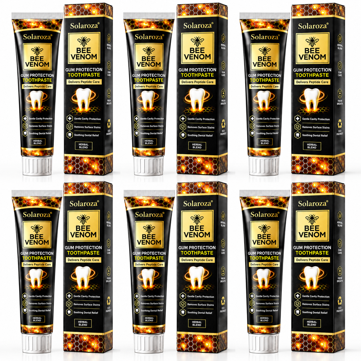 [🚀 𝐎𝐟𝐟𝐢𝐜𝐢𝐚𝐥 𝐒𝐭𝐨𝐫𝐞] Solaroza® 𝐁𝐞𝐞 𝐕𝐞𝐧𝐨𝐦 𝐆𝐮𝐦 𝐏𝐫𝐨𝐭𝐞𝐜𝐭𝐢𝐨𝐧 𝐓𝐨𝐨𝐭𝐡𝐩𝐚𝐬𝐭𝐞 — 𝐏𝐞𝐩𝐭𝐢𝐝𝐞 & 𝐇𝐞𝐫𝐛𝐚𝐥 𝐁𝐥𝐞𝐧𝐝 𝐭𝐨 𝐒𝐨𝐨𝐭𝐡𝐞 𝐒𝐞𝐧𝐬𝐢𝐭𝐢𝐯𝐞 𝐆𝐮𝐦𝐬, 𝐑𝐞𝐝𝐮𝐜𝐞 𝐏𝐥𝐚𝐪𝐮𝐞 & 𝐒𝐭𝐚𝐢𝐧𝐬, 𝐒𝐮𝐩𝐩𝐨𝐫𝐭𝐬 𝐆𝐮𝐦 𝐑𝐞𝐩𝐚𝐢𝐫 — 𝐅𝐫𝐞𝐬𝐡𝐞𝐫 𝐁𝐫𝐞𝐚𝐭𝐡 & 𝐒𝐭𝐫𝐨𝐧𝐠𝐞𝐫 𝐓𝐞𝐞𝐭𝐡