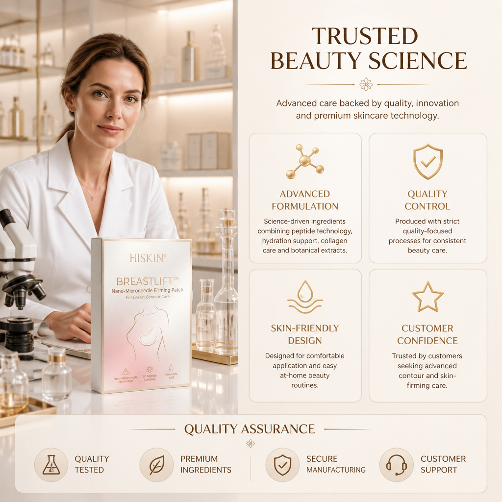 ❤️ Breast Firming👩‍⚕️ & Fuller-Looking Curves HISKIN® — Advanced Nano-Microneedle Patch for Targeted Care -1