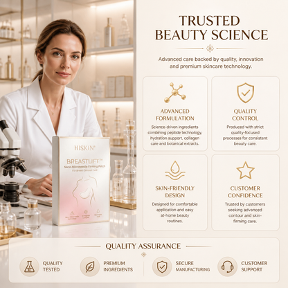 ❤️ Breast Firming👩‍⚕️ & Fuller-Looking Curves HISKIN® — Advanced Nano-Microneedle Patch for Targeted Care -1